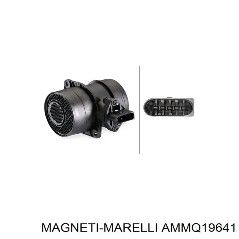 Датчик масової витрати повітря Magneti Marelli AMMQ19641 ціна, від 19.17 USD