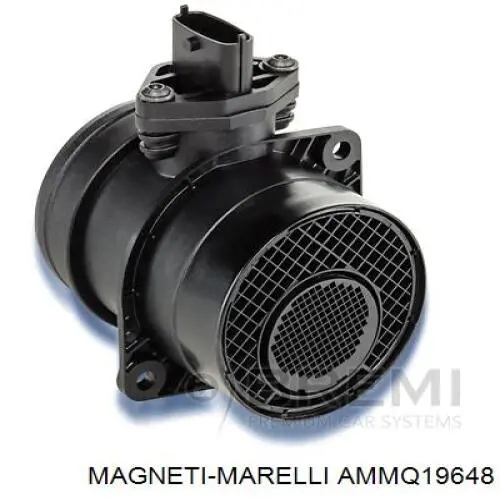 Датчик потоку (витрати) повітря, витратомір MAF - (Mass Airflow) AMMQ19648 Magneti Marelli