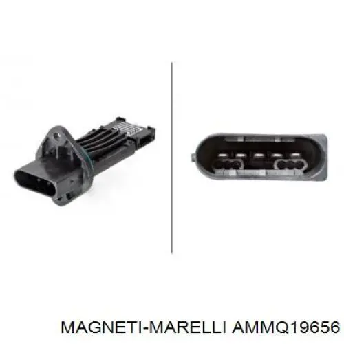 Датчик масової витрати повітря Magneti Marelli AMMQ19656 ціна, від 42.45 USD
