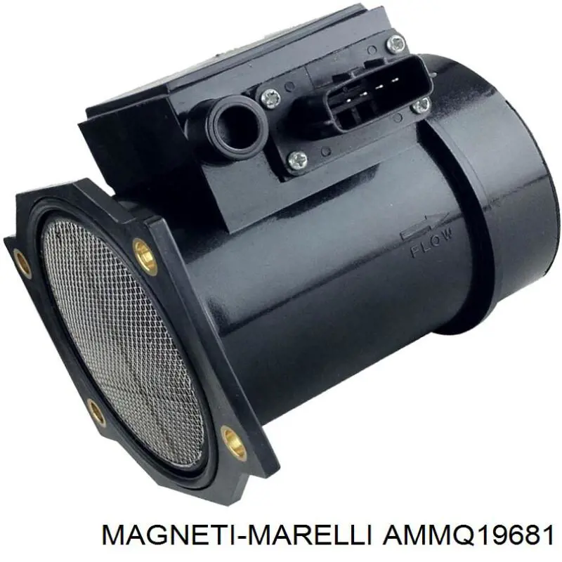 Датчик потоку (витрати) повітря, витратомір MAF - (Mass Airflow) AMMQ19681 Magneti Marelli