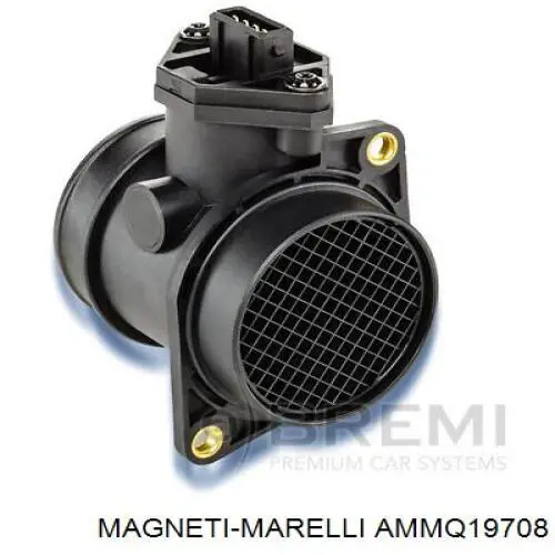 AMMQ19708 Magneti Marelli датчик потоку (витрати повітря, витратомір MAF - (Mass Airflow))