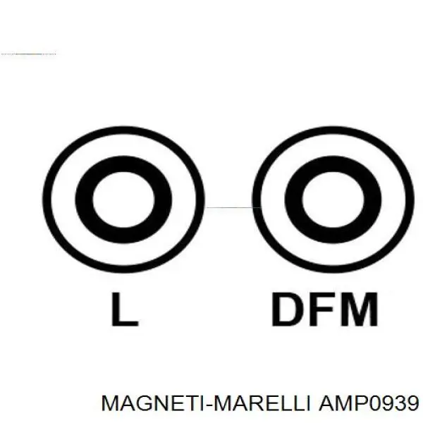 AMP0939 Magneti Marelli Реле-регулятор (напруги)