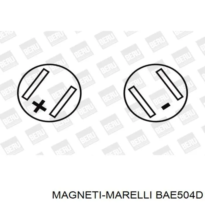 Котушка запалювання BAE504D Magneti Marelli