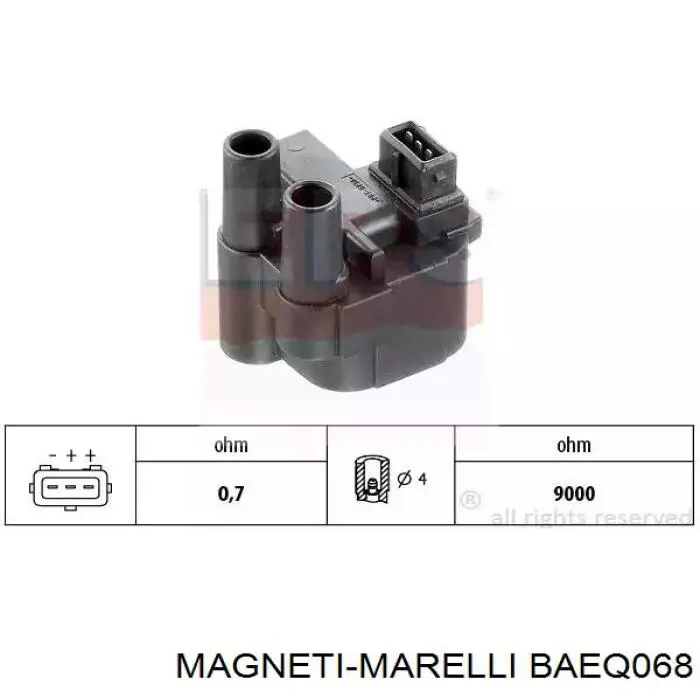 Котушка Magneti Marelli BAEQ068