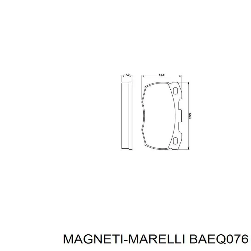 BAEQ076 Magneti Marelli Котушка запалювання