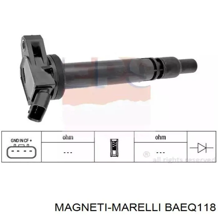 Котушка запалювання WVE 5C1488 ціна, від 17.85 USD