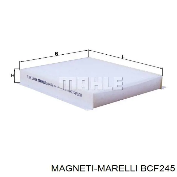 BCF245 Magneti Marelli Внутрішньосалонний фільтр