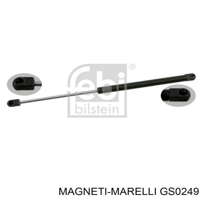 GS0249 Magneti Marelli Амортизатор скла задньої, 3/5-ї двері (ляди)