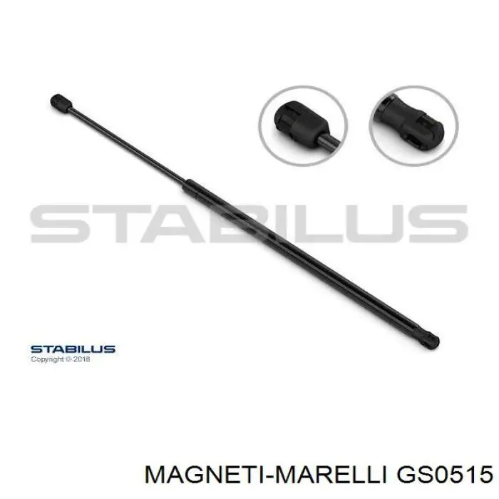 Амортизатор кришки багажника/ двері 3/5-ї задньої GS0515 Magneti Marelli