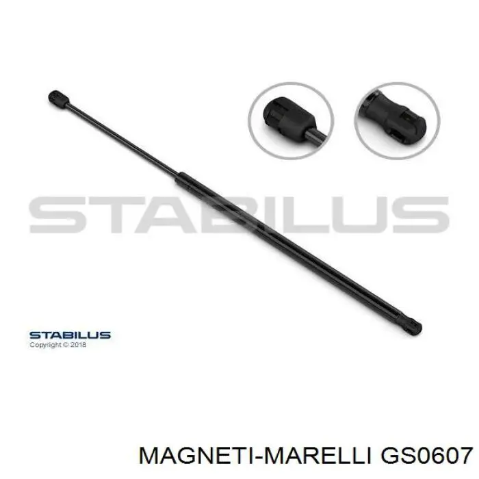 Амортизатор двері задньої Magneti Marelli GS0607 ціна, від 7.78 USD
