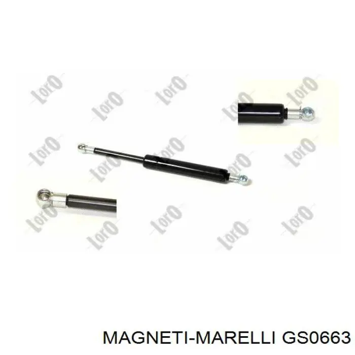 Купити GS0663 Magneti Marelli Амортизатор двері багажника