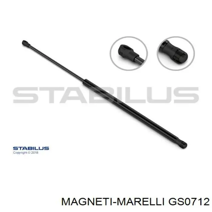 GS0712 Magneti Marelli Амортизатор кришки багажника / двері 3/5-ї задньої