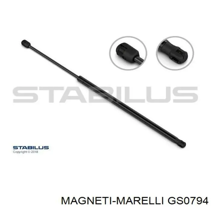 Амортизатор двері задньої Magneti Marelli GS0794 ціна, від 10.18 USD