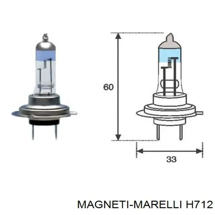 Купити H712 Magneti Marelli Лампочка галогенна
