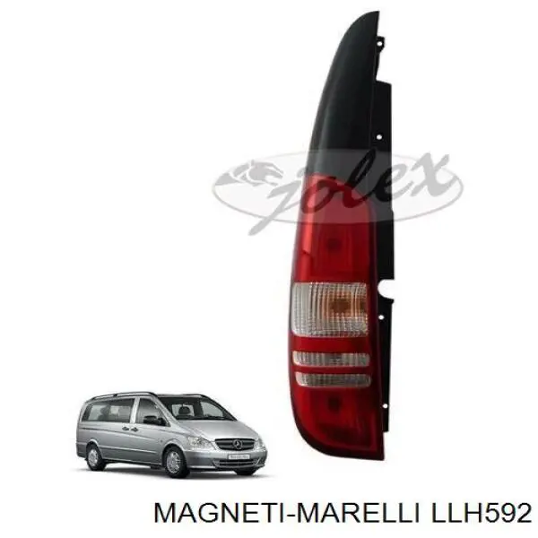 LLH592 Magneti Marelli ліхтар задній лівий