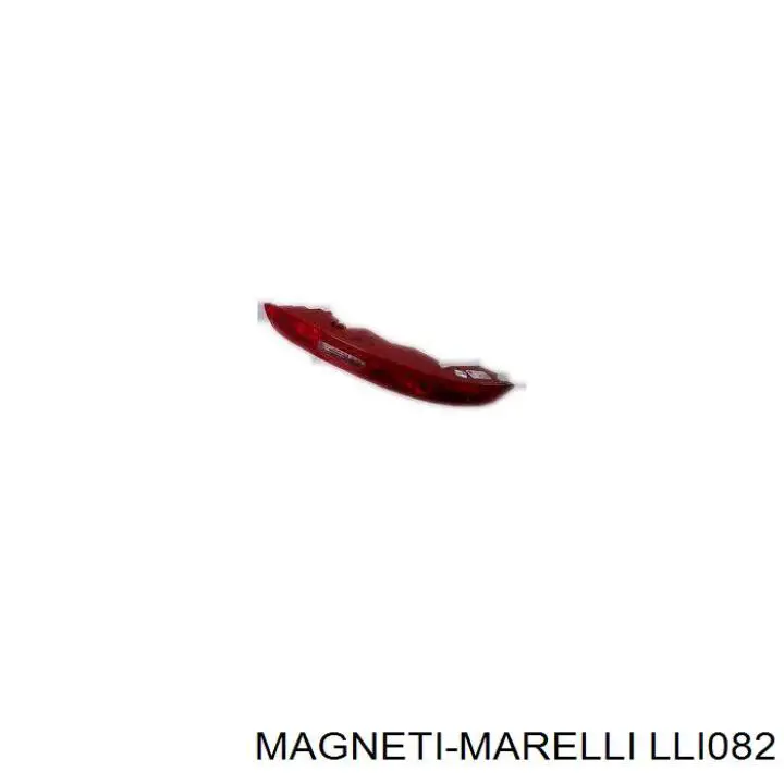 Ліхтар заднього бампера, лівий LLI082 Magneti Marelli