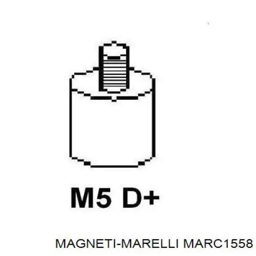 MARC1558 Magneti Marelli Авто генератор