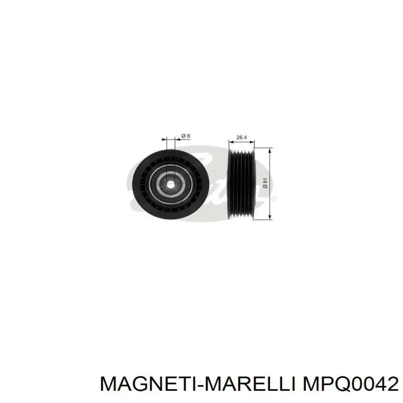 Натяжний ролик MPQ0042 Magneti Marelli