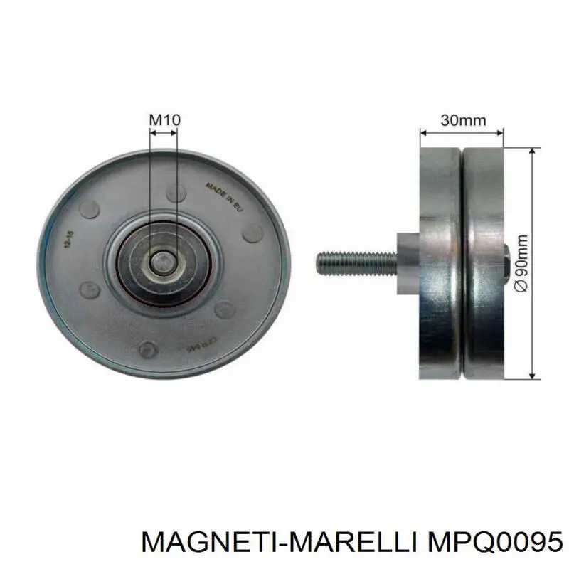 Ролик приводного ременя, паразитний MPQ0095 Magneti Marelli