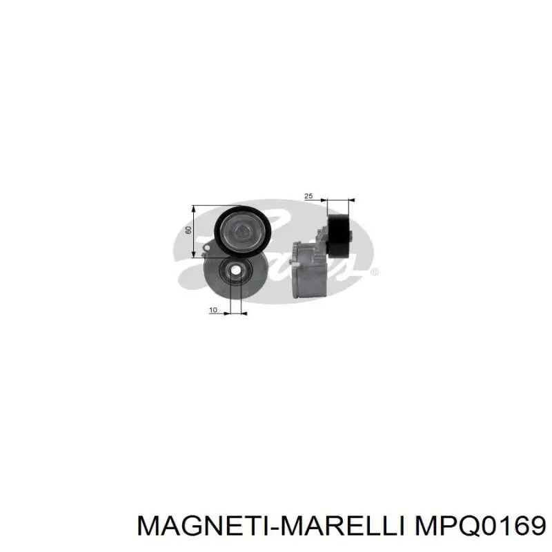 Купити MPQ0169 Magneti Marelli Натягувач приводного ременя