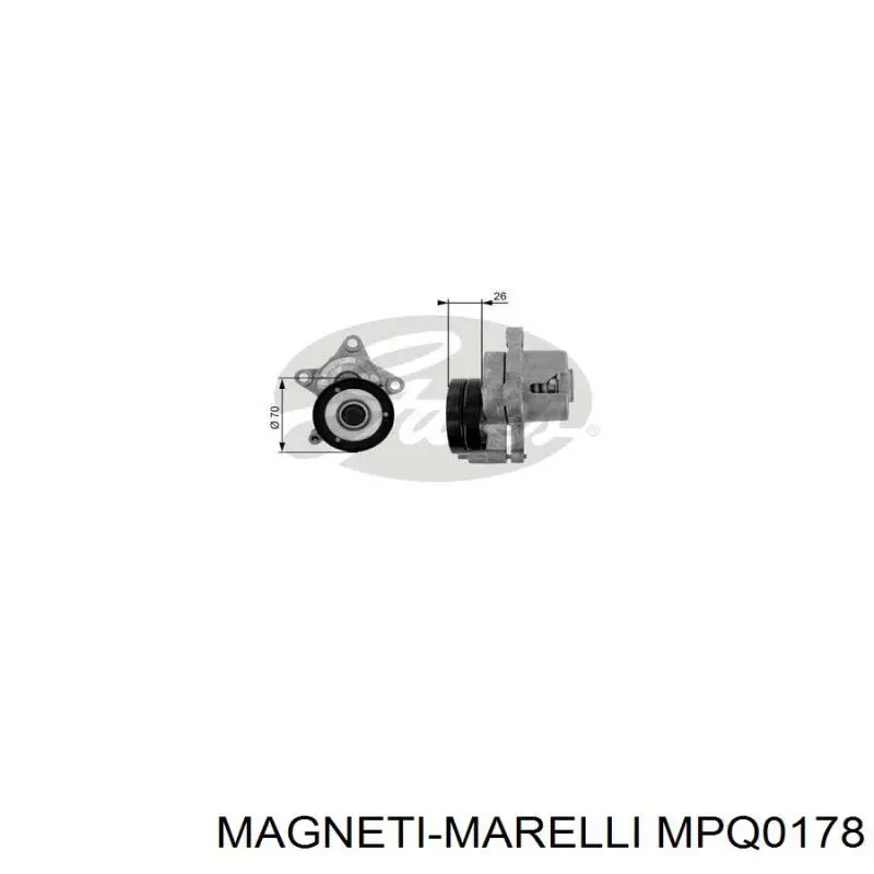 MPQ0178 Magneti Marelli Ролик натяжителя ременя агрегатів