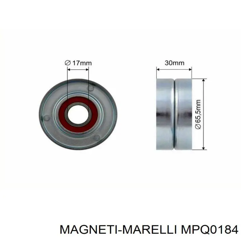 Купити MPQ0184 Magneti Marelli Натяжний ролик