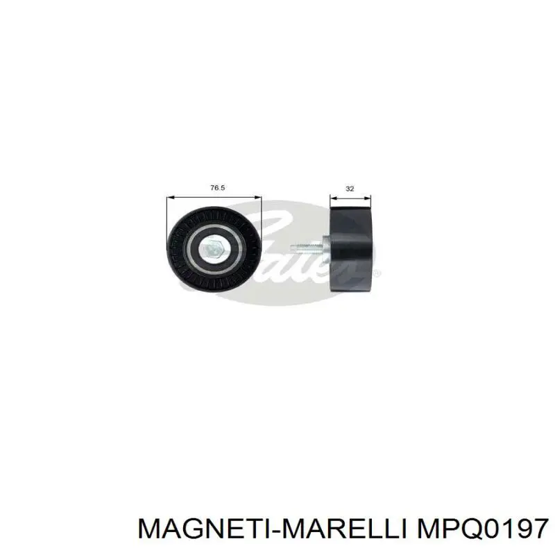 MPQ0197 Magneti Marelli Паразитний провідний ролик