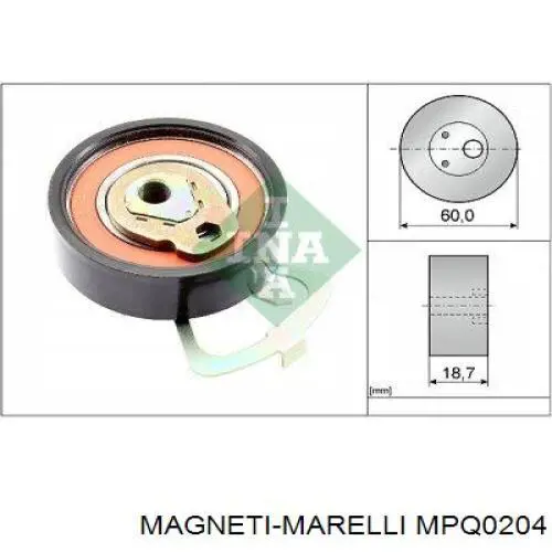 331316170204 Magneti Marelli ролик ременя грм, паразитний
