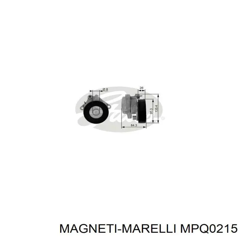 Купити MPQ0215 Magneti Marelli Ролик приводного ременя, паразитний