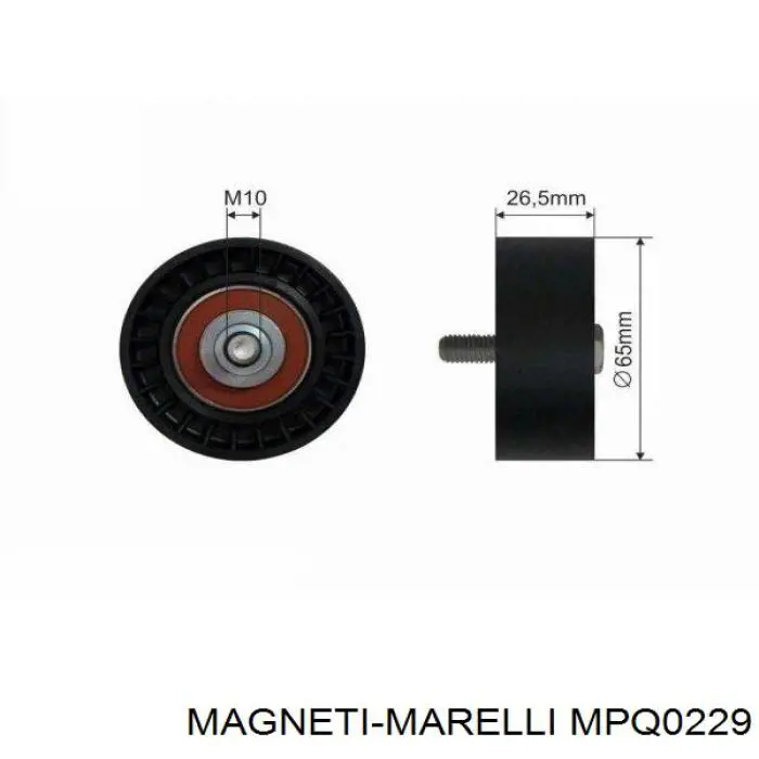 MPQ0229 Magneti Marelli натягувач приводного ременя