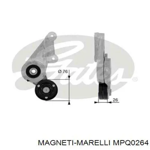 MPQ0264 Magneti Marelli ролик натягувача приводного ременя