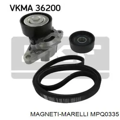 Натяжний ролик Magneti Marelli MPQ0335 ціна, від 10.14 USD