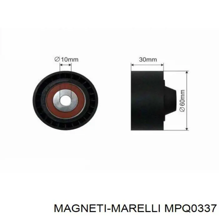 Ролик приводного ременя, паразитний MPQ0337 Magneti Marelli