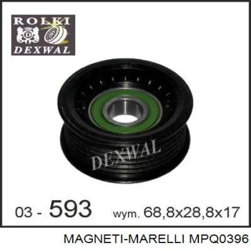 Натягувач приводного ременя MPQ0396 Magneti Marelli