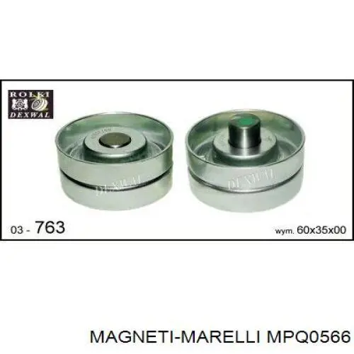MPQ0566 Magneti Marelli ролик ременя грм, паразитний