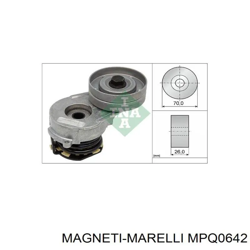 MPQ0642 Magneti Marelli натягувач приводного ременя