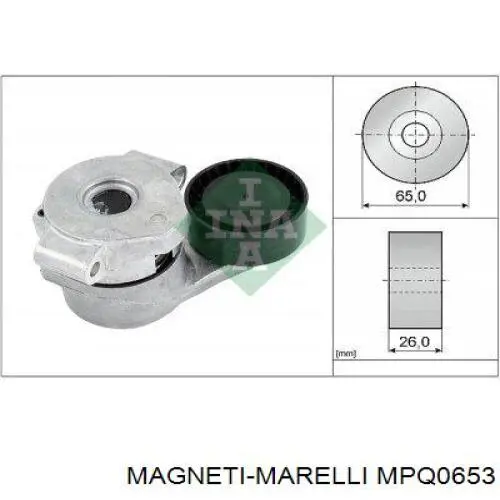 MPQ0653 Magneti Marelli Ролик натяжителя ременя агрегатів