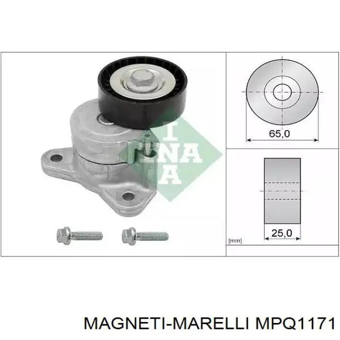 MPQ1171 Magneti Marelli Ролик натяжителя ременя агрегатів