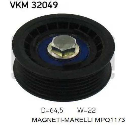 Натягувач приводного ременя MPQ1173 Magneti Marelli