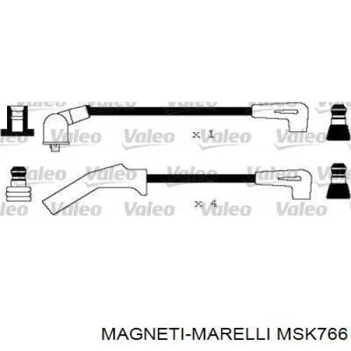 Дріт високовольтний, комплект MSK766 Magneti Marelli