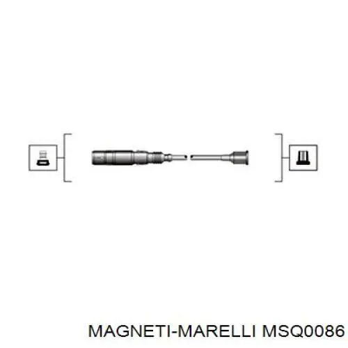 Високовольтні дроти MSQ0086 Magneti Marelli