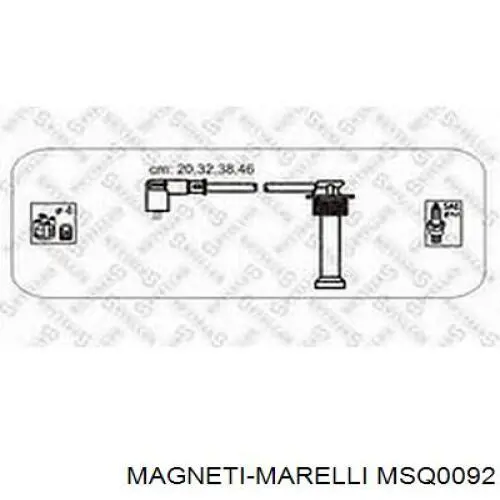 Купити MSQ0092 Magneti Marelli Провід високовольтні, комплект