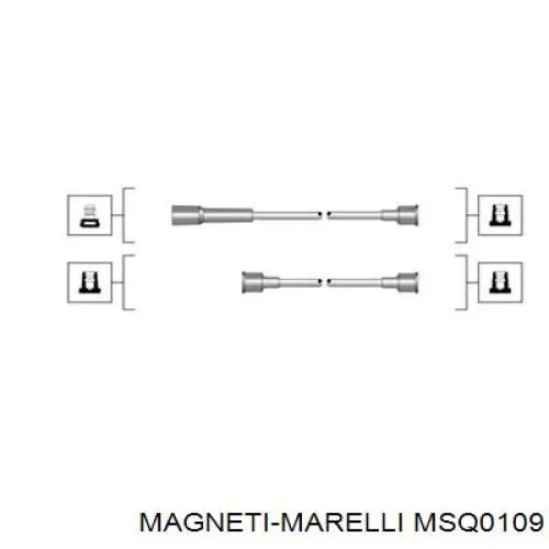 MSQ0109 Magneti Marelli Проводи високовольтні