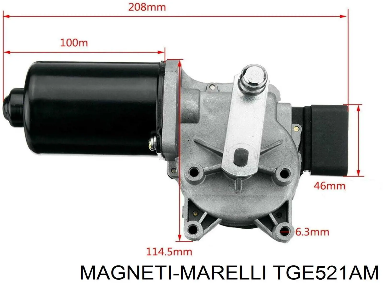 Мотор стеклоочищувача Magneti Marelli TGE521AM ціна, від 44.25 USD