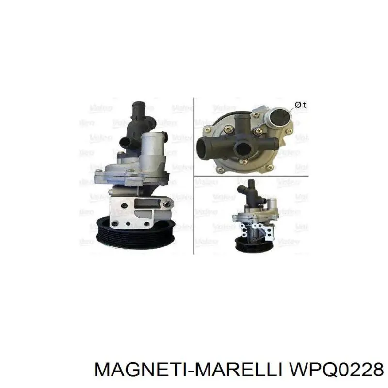 Помпа WPQ0228 Magneti Marelli