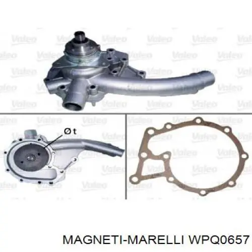 WPQ0657 Magneti Marelli Насос охолодження