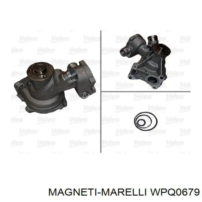 Купити WPQ0679 Magneti Marelli Насос охолоджуючої рідини