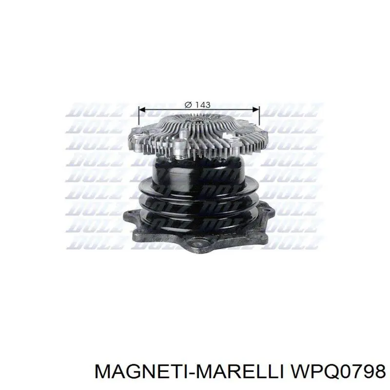 WPQ0798 Magneti Marelli Насос охолодження