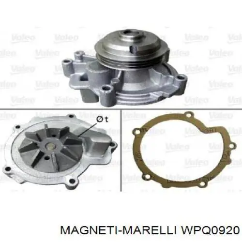 Помпа водяна, (насос) охолодження WPQ0920 Magneti Marelli