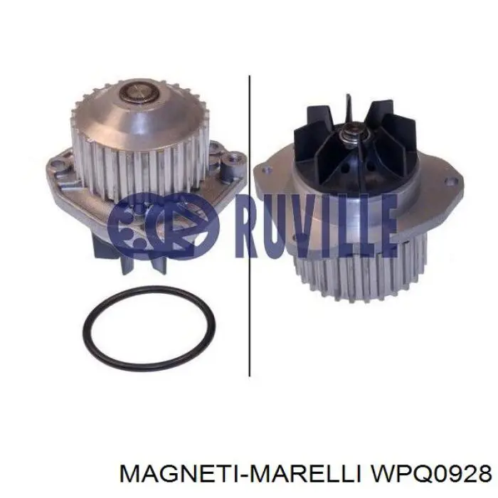 Помпа водяна, (насос) охолодження WPQ0928 Magneti Marelli